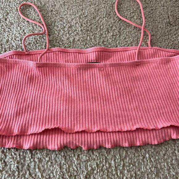 SHEIN Floral Embroidered Crop Cami Top Large - Picture 11 of 16